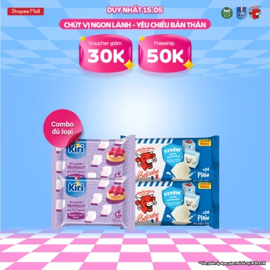 Combo 4 Phô Mai Belcube 24C 125g + Kiri Vị Mâm Xôi 78g - Giảm Giá Đặc Biệt 241k Combo 4 Phô Mai Belcube 24C 125g + Kiri Vị Mâm Xôi 78g - Giảm Giá Đặc Biệt 241k