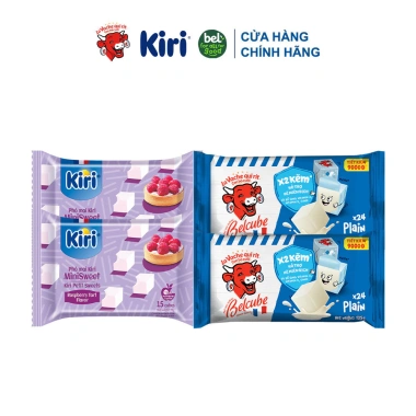 Combo 4 Phô Mai Belcube 24C 125g + Kiri Vị Mâm Xôi 78g - Giảm Giá Đặc Biệt 241k 2 Combo 4 Phô Mai Belcube 24C 125g + Kiri Vị Mâm Xôi 78g - Giảm Giá Đặc Biệt 241k 2
