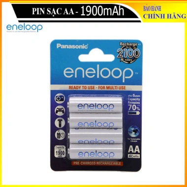 Combo 4 Pin Sạc AA 1.900mAh ENELOOP - 2.100 Lần Sạc Lại, Giá 155.000đ