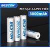 Combo 4 Pin Sạc AA AAA Beston Nhập khẩu chính hãng - Dung Lượng cao, dùng cho micro và đồ chơi, 55.000 VND