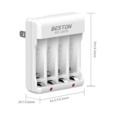 Combo 4 Pin Sạc AA AAA Beston Nhập khẩu chính hãng - Dung Lượng cao, dùng cho micro và đồ chơi, 55.000 VND 2