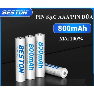 Combo 4 Pin Sạc AA AAA Beston Nhập khẩu chính hãng - Dung Lượng cao, dùng cho micro và đồ chơi, 55.000 VND 3