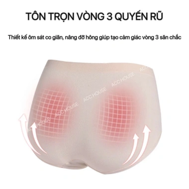 Combo 4 quần lót nữ Cottom không lộ viền - mềm mại, kháng khuẩn, thoáng khí, giá 55k