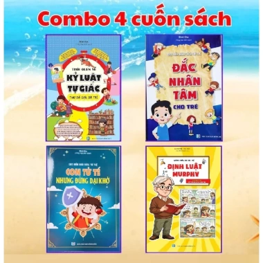 Combo 4 Sách Kỷ Luật Tự Giác, Định Luật Murphy, Giao Tiếp 6-12 Tuổi - 49.000 VND