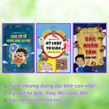 Combo 4 Sách Kỷ Luật Tự Giác, Định Luật Murphy, Giao Tiếp 6-12 Tuổi - 49.000 VND