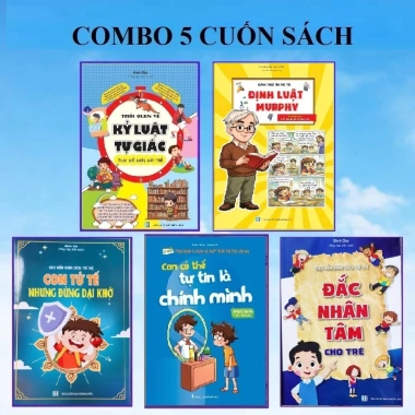 Combo 4 Sách Kỷ Luật Tự Giác, Định Luật Murphy, Giao Tiếp 6-12 Tuổi - 49.000 VND