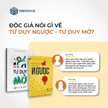 Combo 4 Sách Tư Duy Ngược, Tư Duy Mở, Biến Mọi Thứ Thành Tiền (1-2) - SBOOKS OFFICIAL Giá 170.000 VNĐ 3