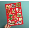 Combo 4 tờ Sticker Tết 2.026 - Decal Cửa Kính, Trang trí quán cafe, nhà cửa, mẫu đẹp xuân bình an may mắn, giảm giá 27k