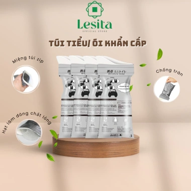 Combo 4 Túi Đựng Nước Tiểu Nôn Ói Khẩn Cấp LESITA 700CC Dùng Trên Xe Sức – Tiện lợi, Giá ưu đãi 60.000đ