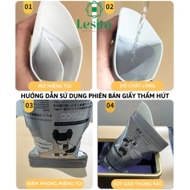 Combo 4 Túi Đựng Nước Tiểu Nôn Ói Khẩn Cấp LESITA 700CC Dùng Trên Xe Sức – Tiện lợi, Giá ưu đãi 60.000đ