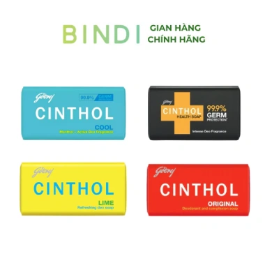 Combo 4 xà phòng Godrej Cinthol 100g - Giá 46.200₫, khử mùi, sạch sâu, bảo vệ da