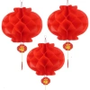 Combo 40 Đèn Lồng Nilon Đỏ HGHOME - Trang Trí Đám Cưới, Trung Thu, Lễ Hội, Tết 4
