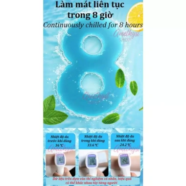 Combo 400 Miếng Dán Gel Lạnh – Hạ Sốt, Giải Nhiệt, Ngủ Ngon, Làm Mát Cơ Thể & Game – 195.000 VND
