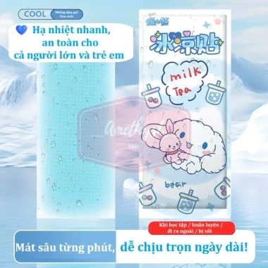 Combo 400 Miếng Dán Gel Lạnh – Hạ Sốt, Giải Nhiệt, Ngủ Ngon, Làm Mát Cơ Thể & Game – 195.000 VND