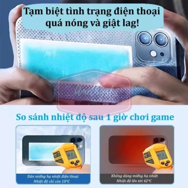 Combo 400 Miếng Dán Gel Lạnh – Hạ Sốt, Giải Nhiệt, Ngủ Ngon, Làm Mát Cơ Thể & Game – 195.000 VND