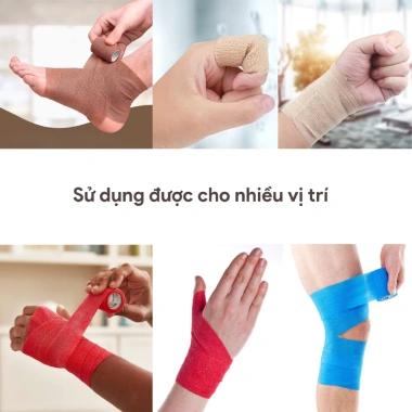 Combo 48 Băng Cao Su Non DapoTape 5cmx4,5m Băng Quấn Cổ Chân Tay Thể Thao 159.000 7