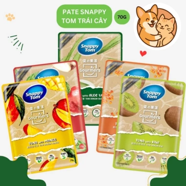 Combo 48 Gói Mix Pate SNAPPY TOM Trái Cây & Rau Củ 70g Dinh Dưỡng Tiện Lợi Giá Ưu Đãi 6