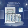 Combo 4x AA và 4x AAA, Sạc ENEMAX Cao Cấp - Pin Mic Không Dây, Camera, Đồ Chơi