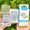 Combo 4x AA và 4x AAA, Sạc ENEMAX Cao Cấp - Pin Mic Không Dây, Camera, Đồ Chơi 2