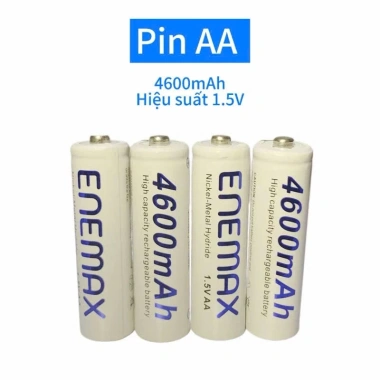 Combo 4x AA và 4x AAA, Sạc ENEMAX Cao Cấp - Pin Mic Không Dây, Camera, Đồ Chơi 7