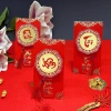 Combo 5-10 Bao Lì Xì Tết 4D Kim Tuyến In Nổi + Dây Tua Rua - Phong Bao Đỏ Cao Cấp BEYOU 38.000 5
