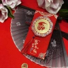 Combo 5-10 Bao Lì Xì Tết 4D Kim Tuyến In Nổi + Dây Tua Rua - Phong Bao Đỏ Cao Cấp BEYOU 38.000 7