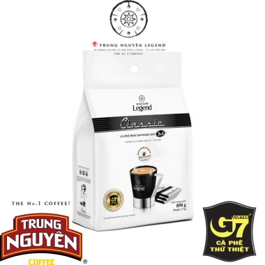 Combo 5-10 Bịch Cà Phê Sữa Hòa Tan Trung Nguyên Legend 50g - Giá 1.005.000đ
