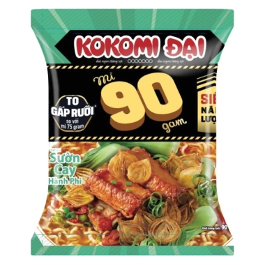 Combo 5-10 gói Mì Kokomi Tôm chua cay mới 75g-90g chỉ 31.000 VND (giá gốc 37.820 VND) 3