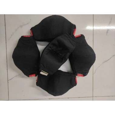 Combo 5-10 Khẩu Trang Vải Đen 3 Lớp Nam Nữ - Chống Nắng Bụi Mịn, Thoải Mái, Giặt Được Unisex, Giá 45.000₫
