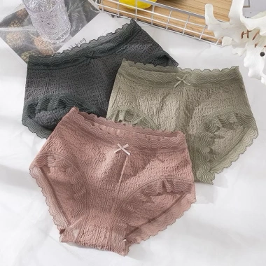 Combo 5-10 Quần Lót Nữ Cotton Kháng Khuẩn, Viền Chun Nữ Tính - 80.000₫ 4
