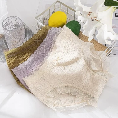 Combo 5-10 Quần Lót Nữ Cotton Kháng Khuẩn, Viền Chun Nữ Tính - 80.000₫ 9