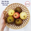 Combo 5-10 rổ tròn mây 3 size nhựa đan giả mây - Đựng rau sống, hoa quả xinh xắn 26.000₫ 4