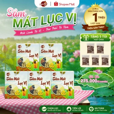 Combo 5 10 Set Sâm Mát Lục Vị 10-12L Nguyên Liệu Nấu Tặng Hạt Chia 189.000đ