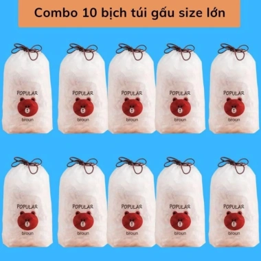 Combo 5-10 Túi Màng Bọc Thực Phẩm Chun Co Dãn Siêu Dai - Giá chỉ 17.000 VNĐ, Tiết Kiệm & Đảm Bảo An Toàn Thực Phẩm 10 Combo 5-10 Túi Màng Bọc Thực Phẩm Chun Co Dãn Siêu Dai - Giá chỉ 17.000 VNĐ, Tiết Kiệm & Đảm Bảo An Toàn Thực Phẩm 10