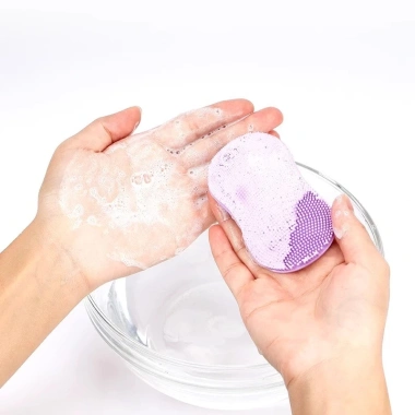 Combo 5 Bàn Chải Rửa Mặt Silicon - Tẩy Tế Bào Da Chết, Lông Mềm, Sạch Sâu 25k 7