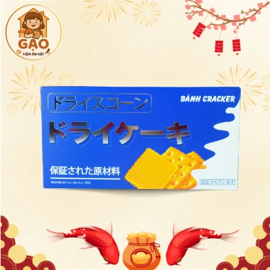 Combo 5 Bánh Nhật Cracker 195g - Bánh Quy Giòn Ngon, Bao Bì Đẹp, Gắn Giỏ Quà Tết, Bảo Ngọc 5 Sao - Giá 35.000₫ 3 Combo 5 Bánh Nhật Cracker 195g - Bánh Quy Giòn Ngon, Bao Bì Đẹp, Gắn Giỏ Quà Tết, Bảo Ngọc 5 Sao - Giá 35.000₫ 3