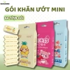 Combo 5 bịch 40 gói Khăn Giấy ướt mini bỏ túi - du lịch, không gây kích ứng da