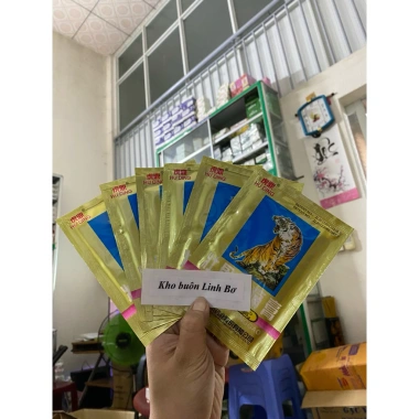Combo 5 bịch Cao dán nóng con hổ ZHUANGGU - Bịch 4 miếng, giảm giá 29.000đ