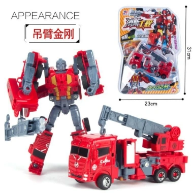 Combo 5 Bộ Robot Biến Hình Xe Cứu Hộ - Đồ Chơi An Toàn, Giá Ưu Đãi 245.000₫ 3