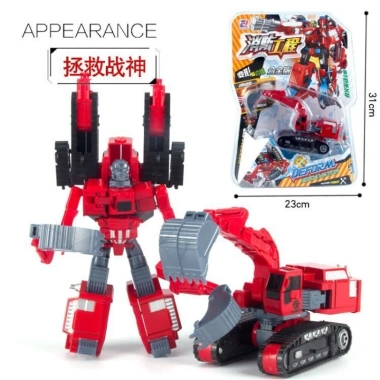 Combo 5 Bộ Robot Biến Hình Xe Cứu Hộ - Đồ Chơi An Toàn, Giá Ưu Đãi 245.000₫ 5
