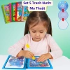 Combo 5 bộ tranh tô màu sách nước tái sử dụng, học tập cùng bạn bè, chỉ 115k
