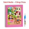Combo 5 bộ tranh tô màu sách nước tái sử dụng, học tập cùng bạn bè, chỉ 115k 3