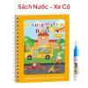 Combo 5 bộ tranh tô màu sách nước tái sử dụng, học tập cùng bạn bè, chỉ 115k 5