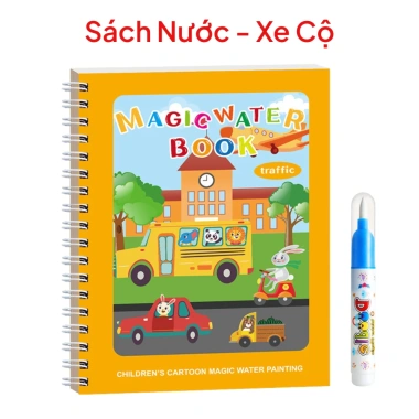 Combo 5 bộ tranh tô màu sách nước tái sử dụng, học tập cùng bạn bè, chỉ 115k 5 Combo 5 bộ tranh tô màu sách nước tái sử dụng, học tập cùng bạn bè, chỉ 115k 5