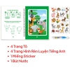 Combo 5 bộ tranh tô màu sách nước tái sử dụng, học tập cùng bạn bè, chỉ 115k 9
