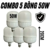 Combo 5 bóng LED 50W chống nước, bảo hành 1 năm, giá ưu đãi 178.000₫
