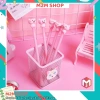 Combo 5 Bút mực đen gel nước hình heo hồng, ngòi 0.38mm - Giá 22.000 VNĐ