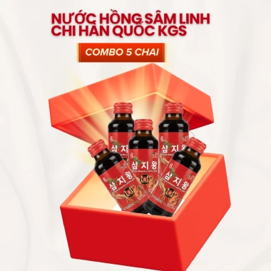 Combo 5 chai Nước Hồng Sâm Linh Chi Hàn Quốc - Giá ưu đãi 106.400 VND 2