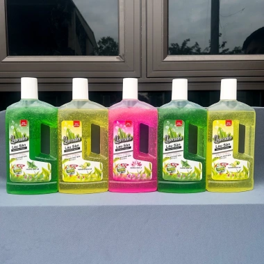 Combo 5 chai nước lau sàn đa năng Lavender khử mùi, diệt khuẩn – Hương trà xanh, lô hội, chanh sả – Giá chỉ 30.000
