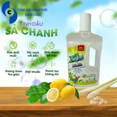 Combo 5 Chai Nước Lau Sàn Senfort Bạc Hà, Chanh Sả, Hoa Lily 1.000ml Giá 107k